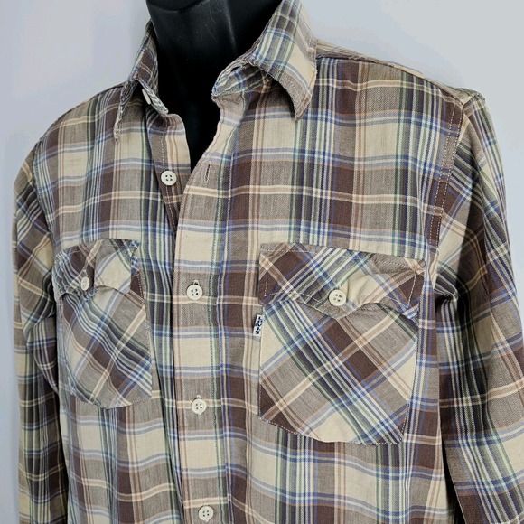 Levi's Other - Levi's Vintage '80s Flannel Button-up Women's Shirt Size Large Western Country